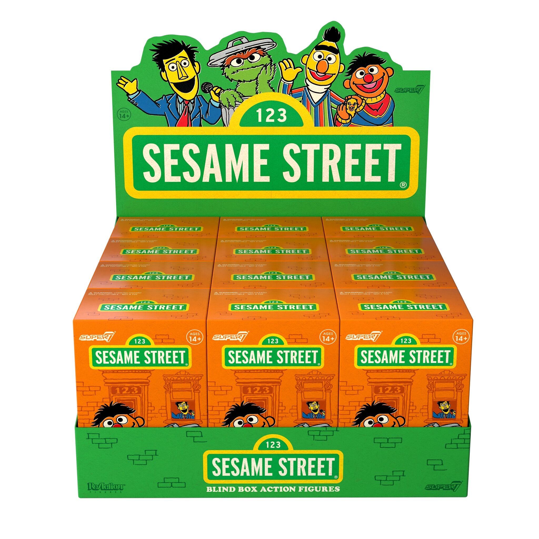 Super7 Sesame Street Blind Box Wave 03 set 12 cutii surpriza