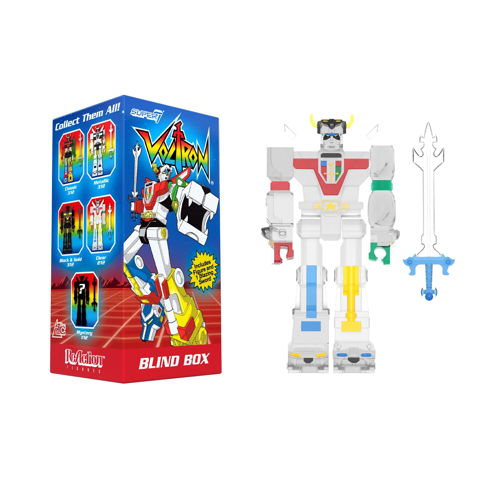 Super7 Voltron Blind Box Wave 01 flat 12 piese