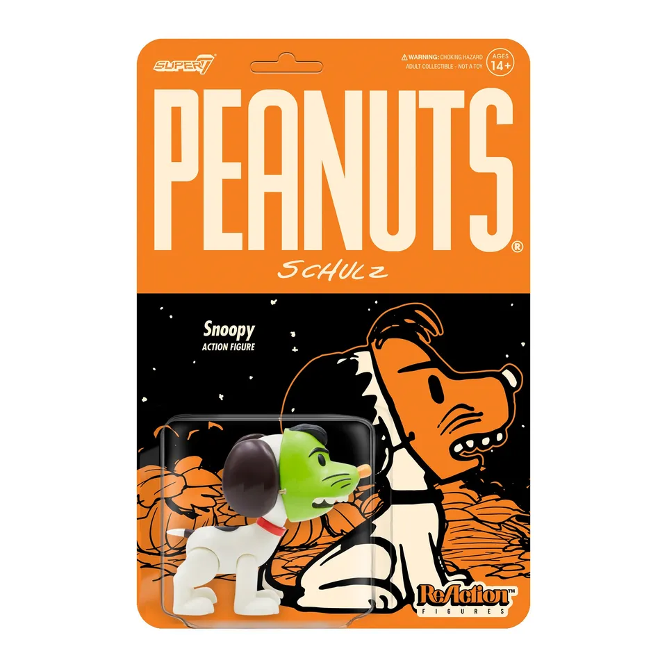 Super7 Peanuts ReAction Masked Snoopy figurina 3" Halloween