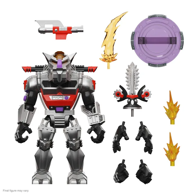 Super7 TMNT ULTIMATES Wave 8 figura Robot Rocksteady 8