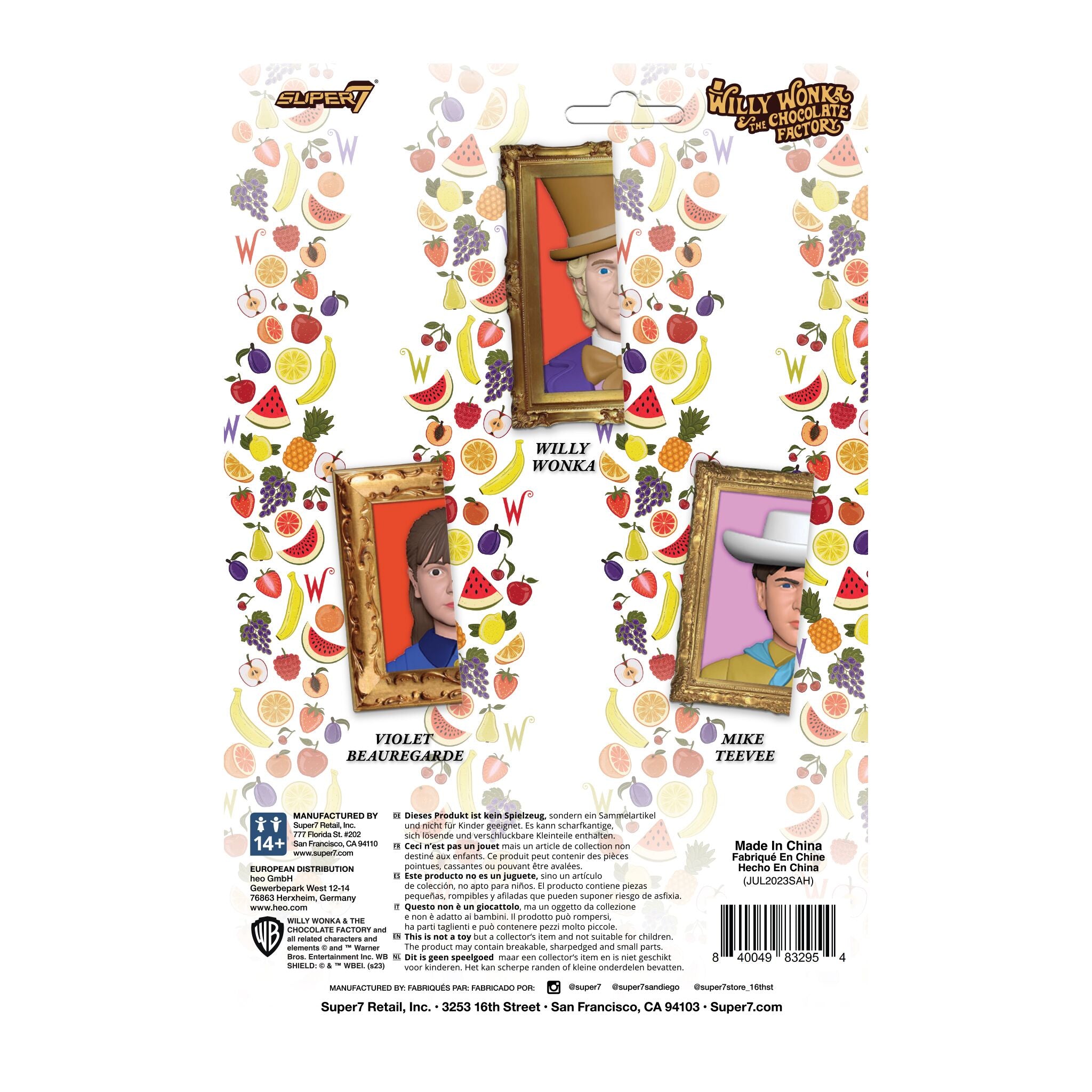 Super7 ReAction figurina Mike Teevee Willy Wonka 9,5 cm