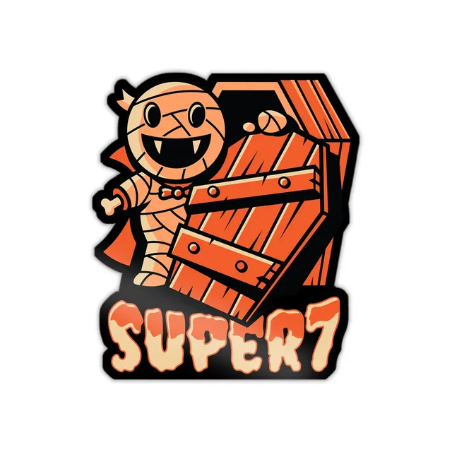 Super7 Mummy Boy sticker vinil March Monsters