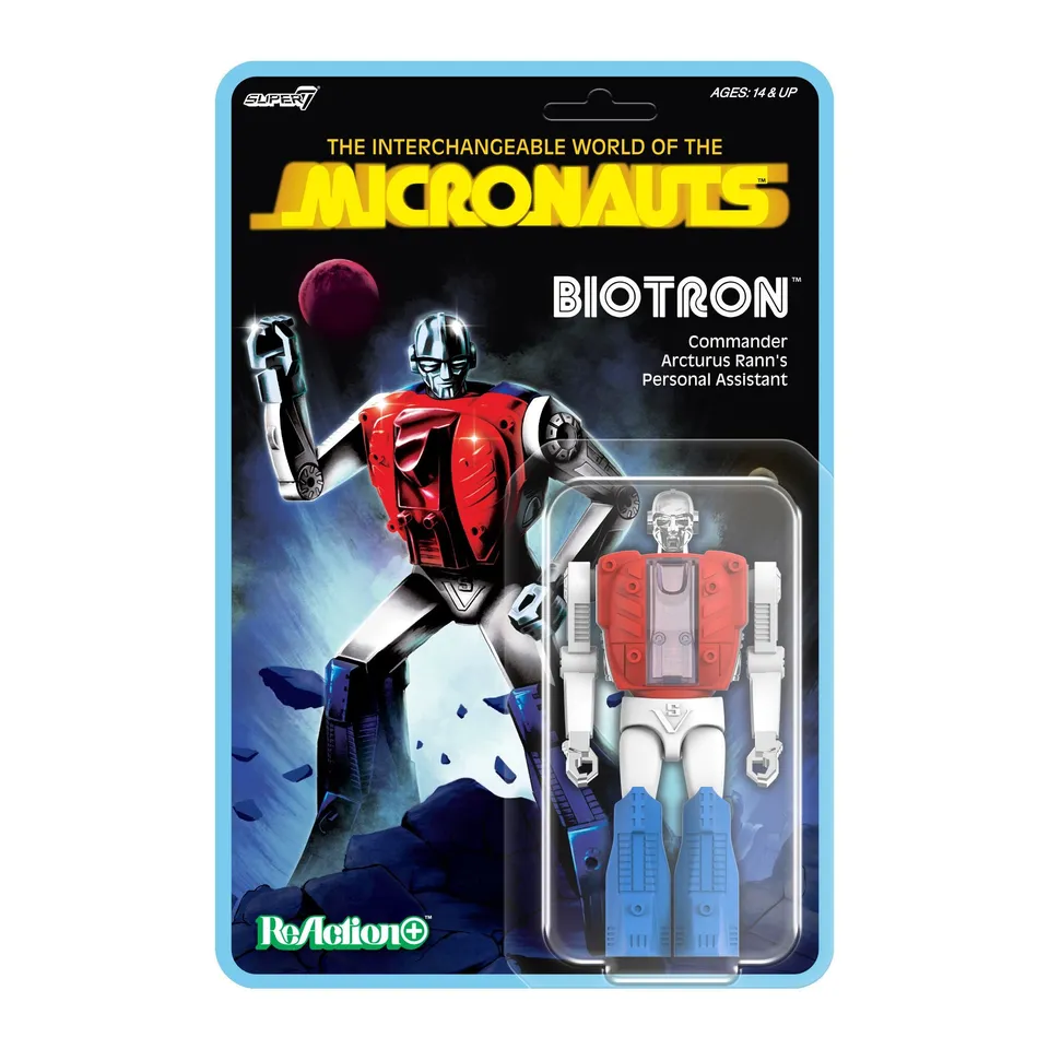 Super7 Micronauts ReAction+ Biotron figurina 9,5 cm