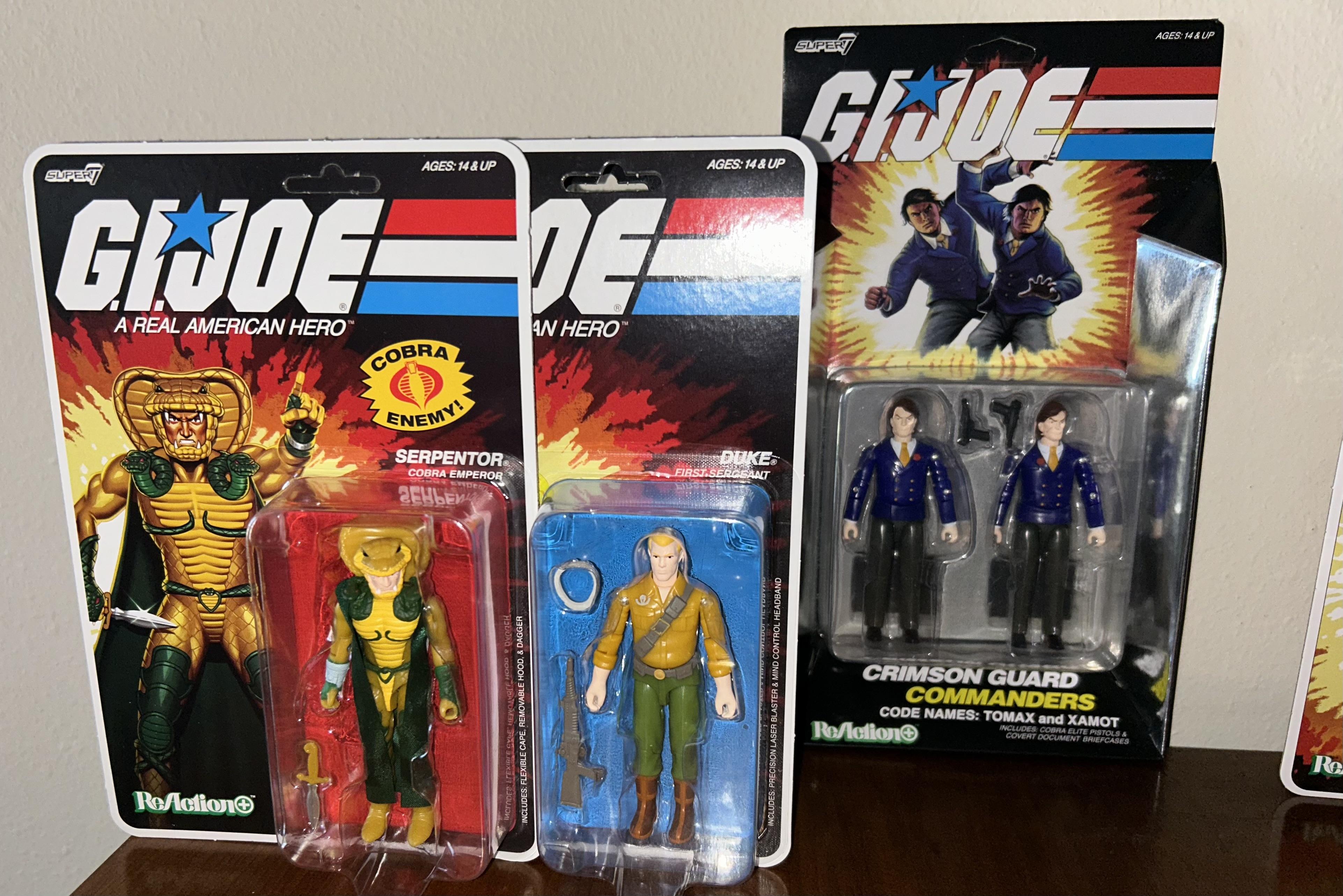 Super7 ReAction Stands set 10 suporturi figurine transparente
