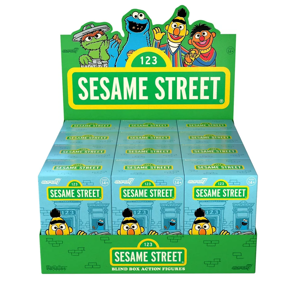 Super7 Sesame Street Blind Box Wave 01 set figurine 12 buc
