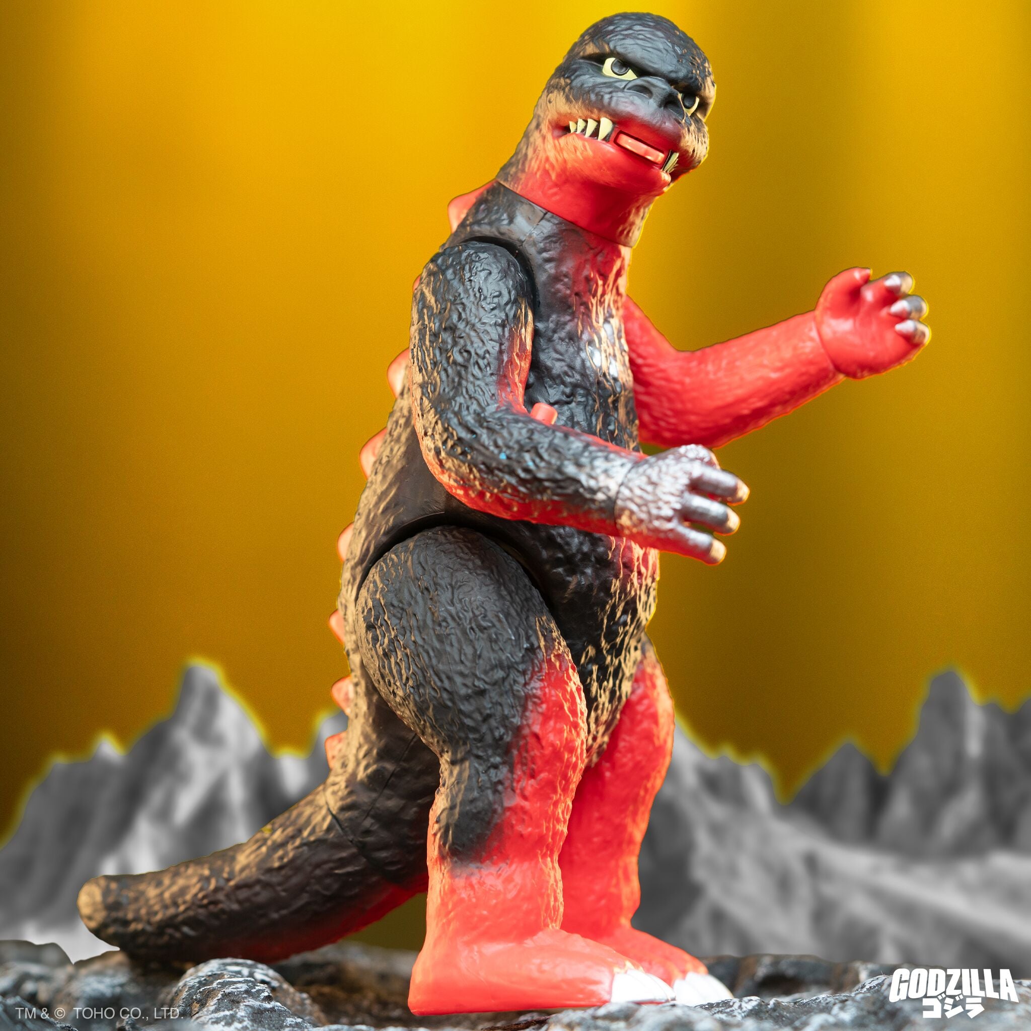 Super7 Toho Shogun Godzilla Vintage Red figurina 18 cm