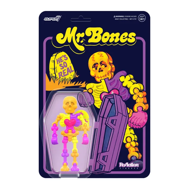 Super7 Mr. Bones Fluorescent figurina ReAction