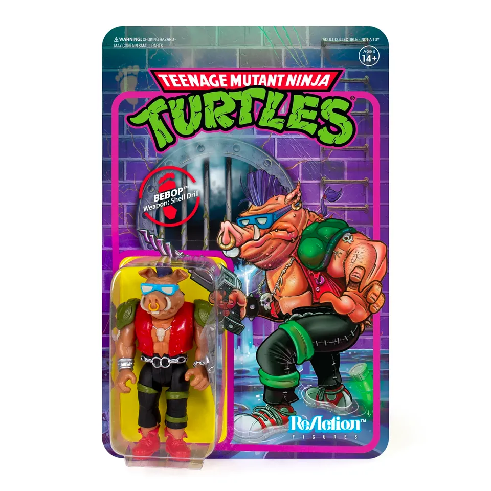 Super7 Testoasele Ninja Bebop figurina ReAction