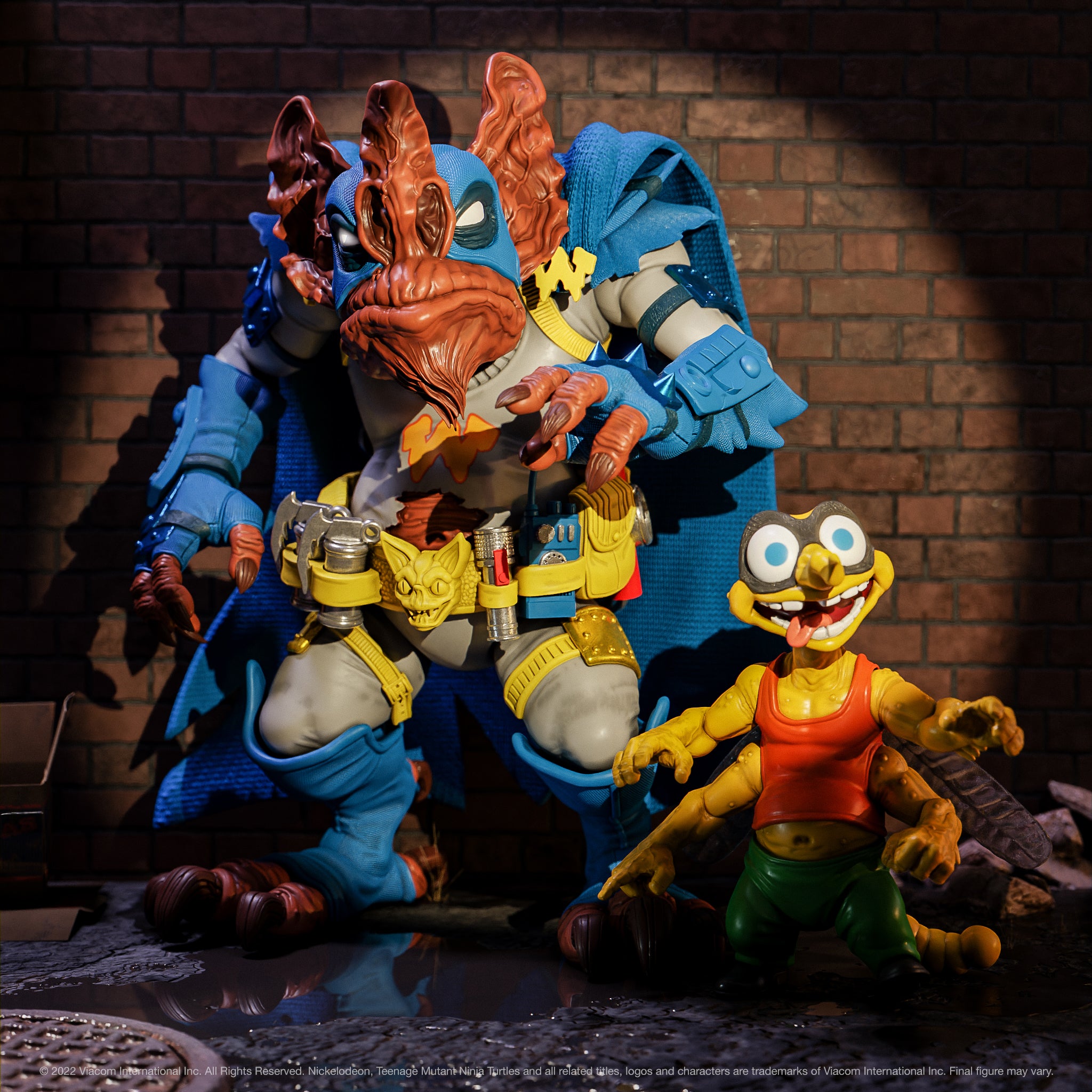 Super7 TMNT Ultimates Wingnut Screwloose figurina 18cm