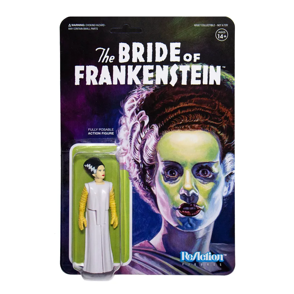 Super7 ReAction Bride of Frankenstein figurina 9,5 cm horror