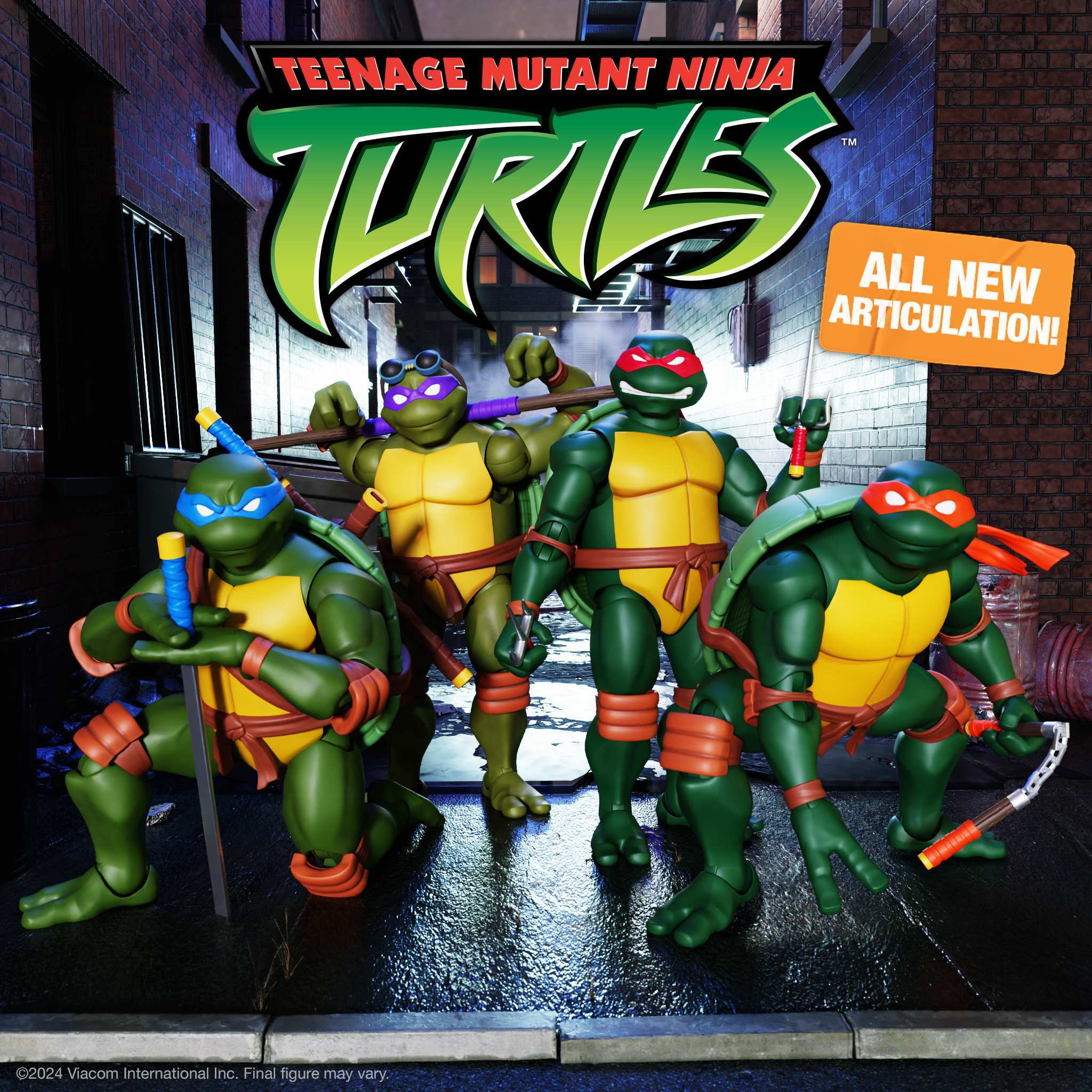Super7 TMNT ULTIMATES Donatello 2003 figurina 18 cm Wave 12