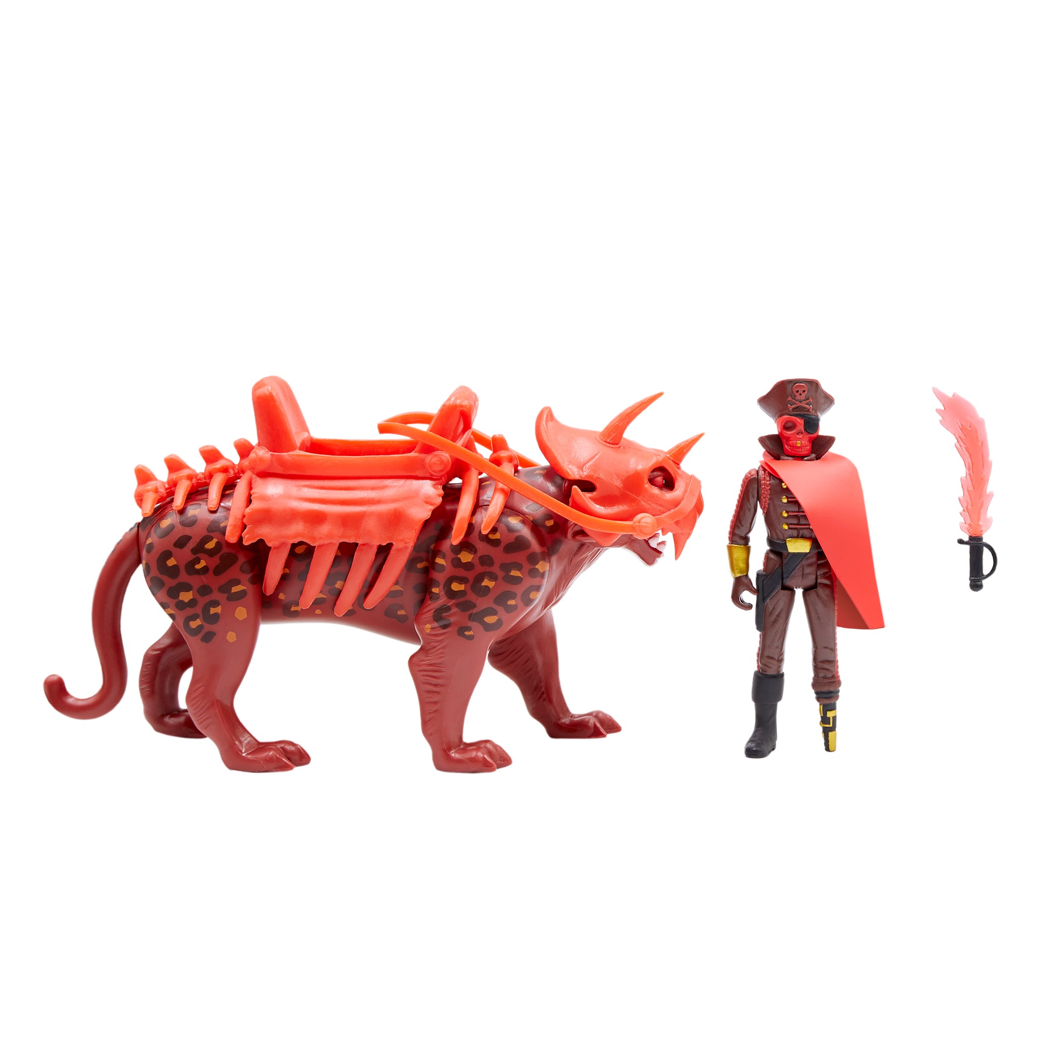 Super7 The Worst Captain Deadstar and War Jaguar set 2 figurine rosu