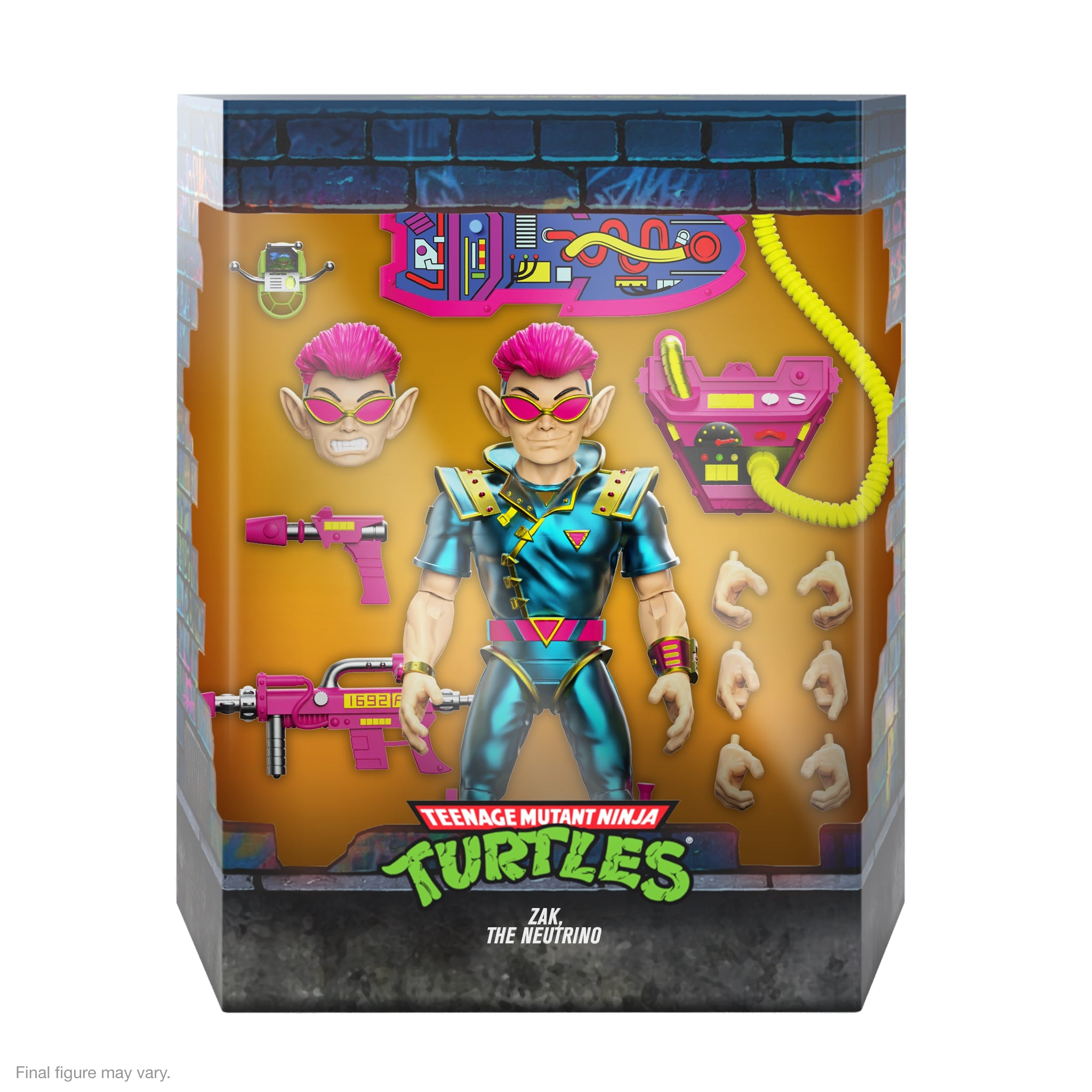 Super7 ULTIMATES Zak Neutrino figurina 7 inch cu hoverboard