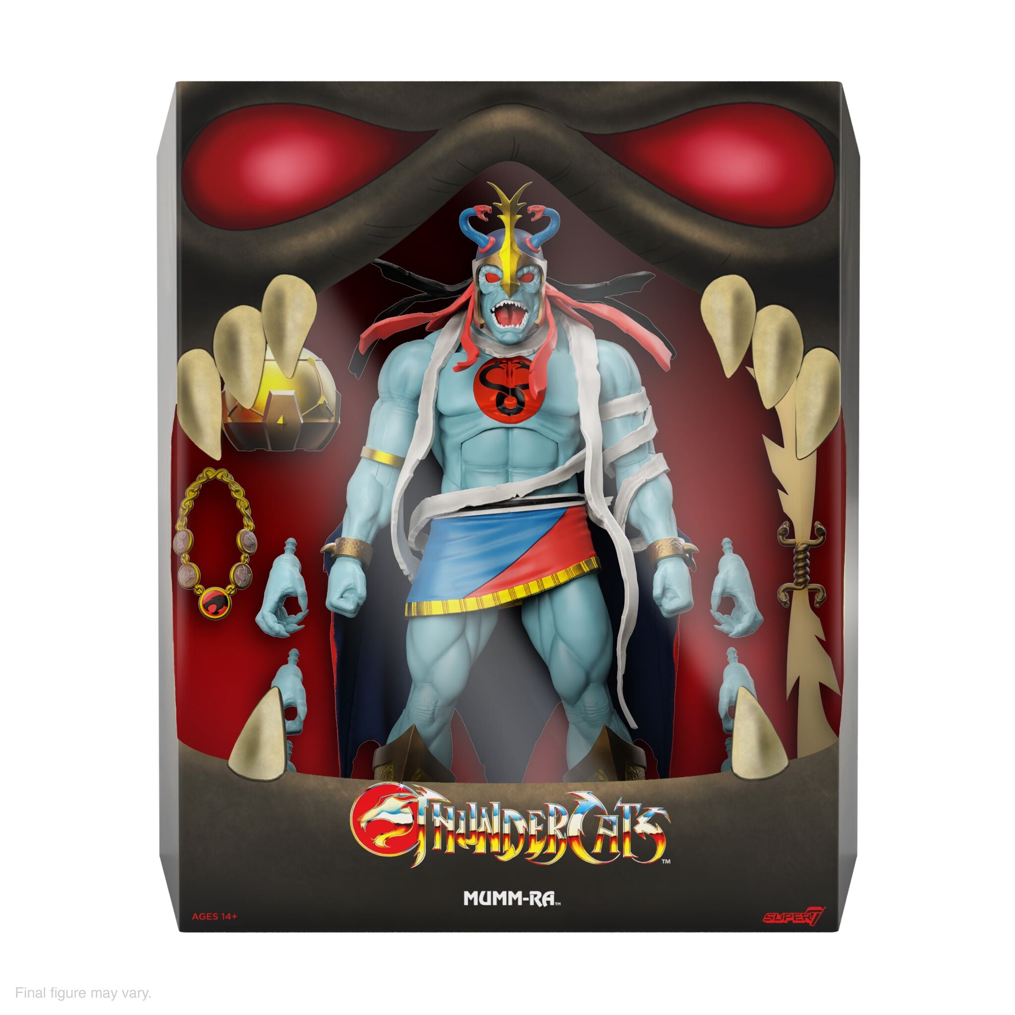Super7 ThunderCats ULTIMATES Mumm-Ra figurina LED