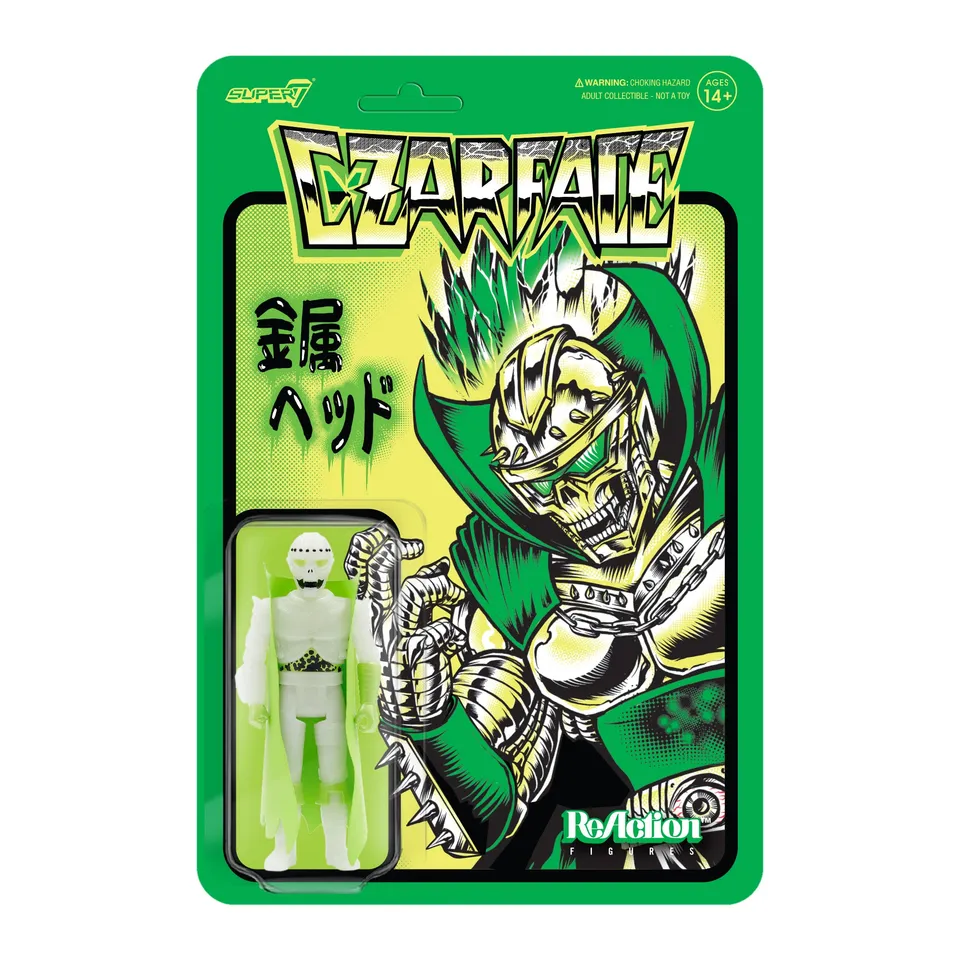 Super7 ReAction Czarface figurina verde fosforescent radioactiv