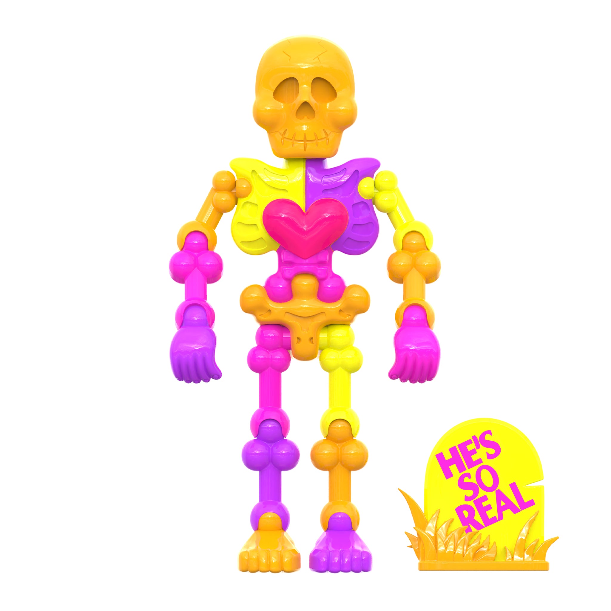 Super7 Mr. Bones Fluorescent figurina ReAction