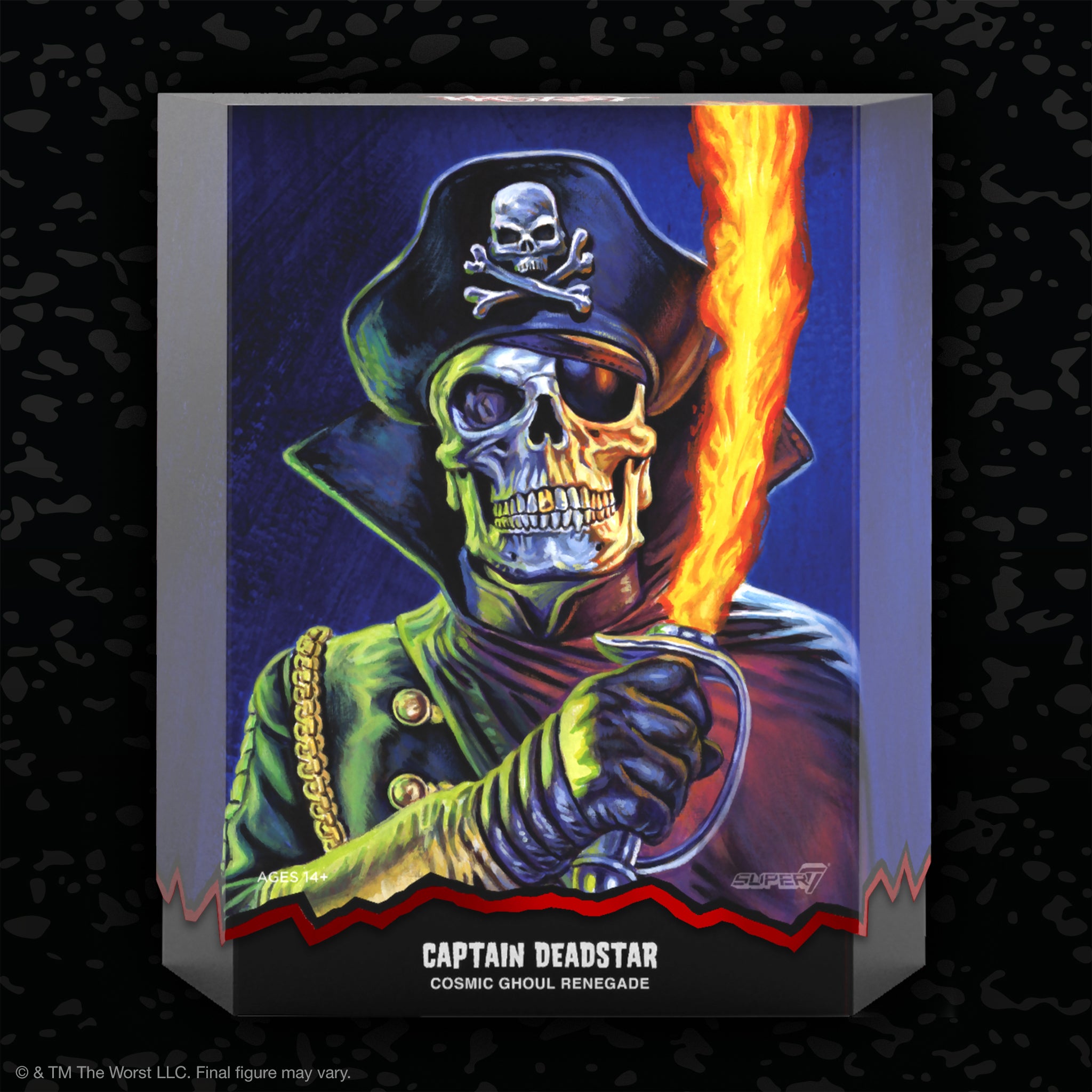 Super7 The Worst ULTIMATES Wave 1 Captain Deadstar figurina