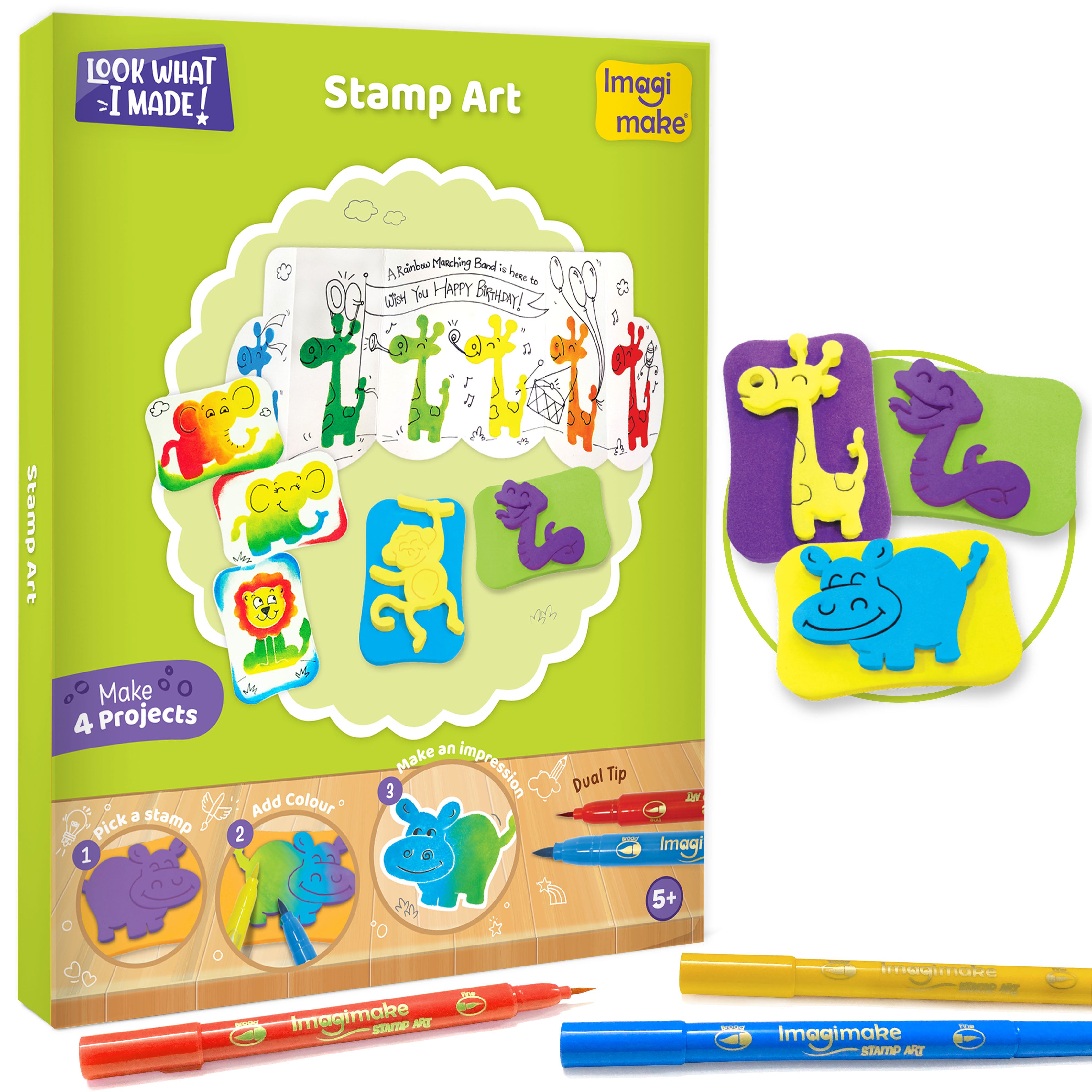 Imagimake Combo puzzle educational + kit creativ 5 in 1