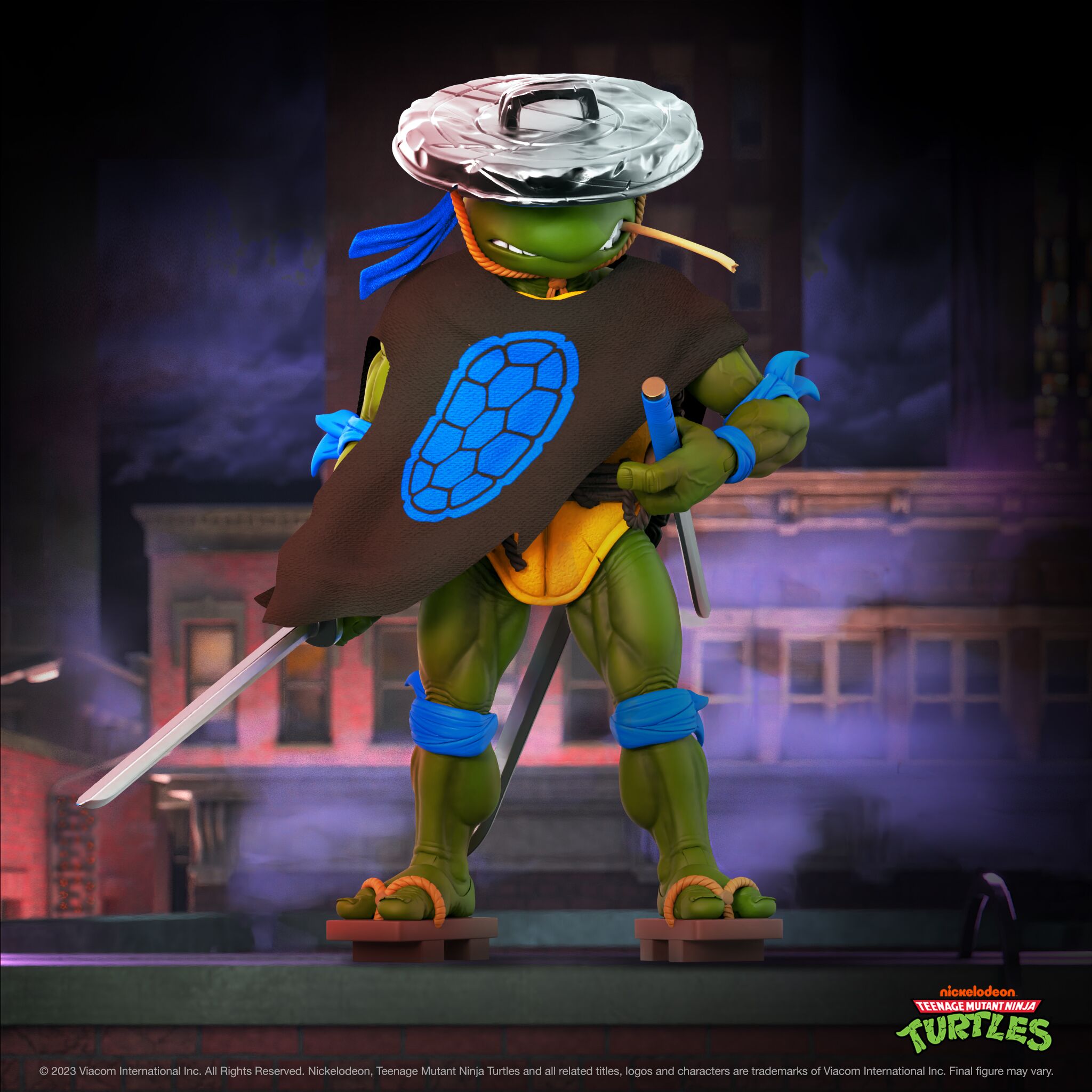 Super7 TMNT Ultimates Ninja Nomad Leonardo figurina 18cm