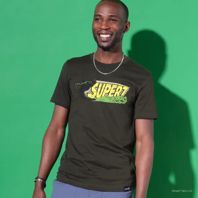 Super7 Toho Godzilla Tail Slide tricou bumbac verde