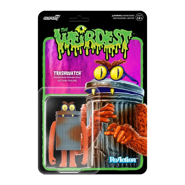 Super7 The Weirdest Wave 05 Trashquatch figurina 9cm