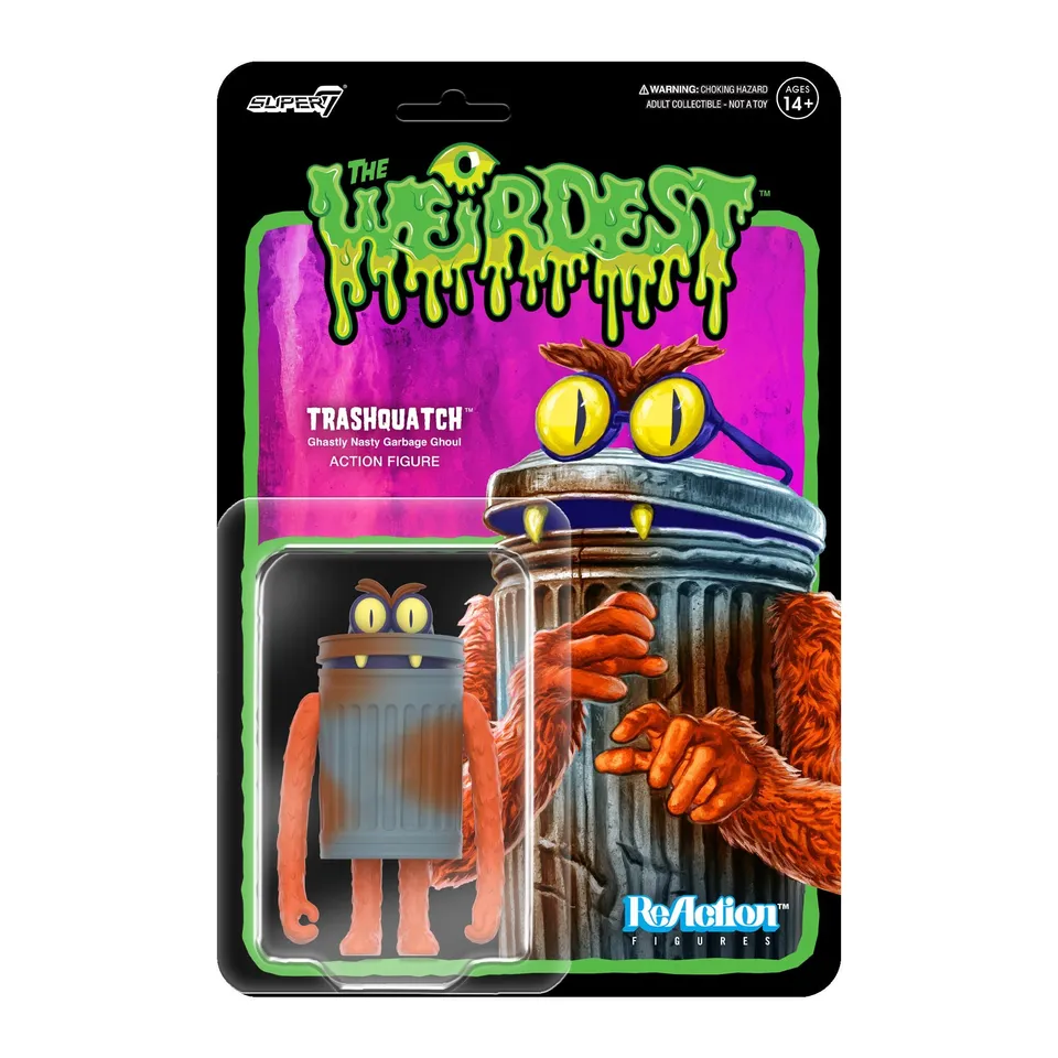 Super7 The Weirdest Wave 05 Trashquatch figurina 9cm
