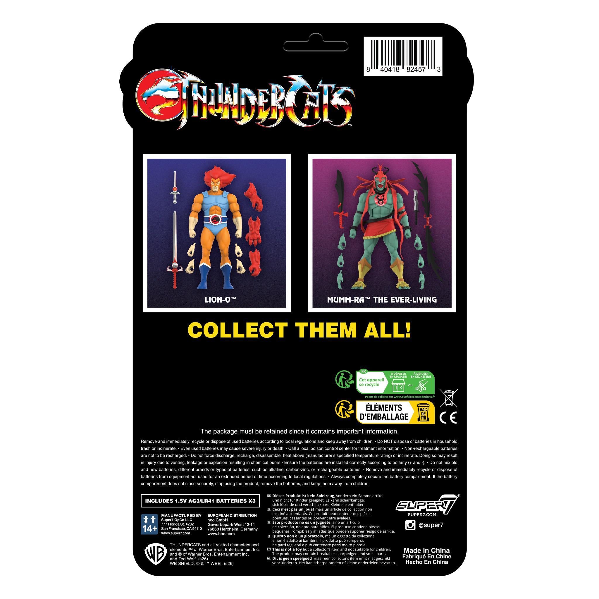 Super7 ThunderCats ULTIMATES Lion-O figurina ochi LED
