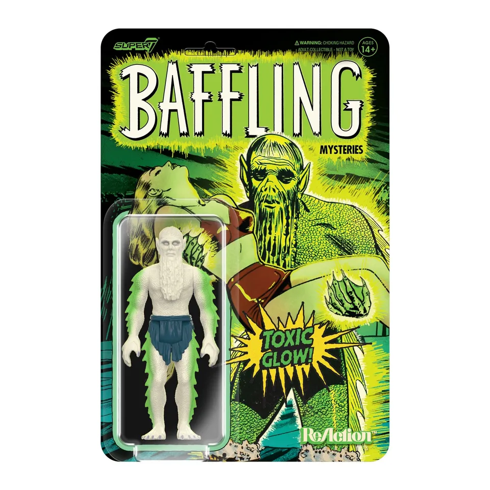 Pre-Code Horror ReAction Seaweed Monster figurina fosforescenta