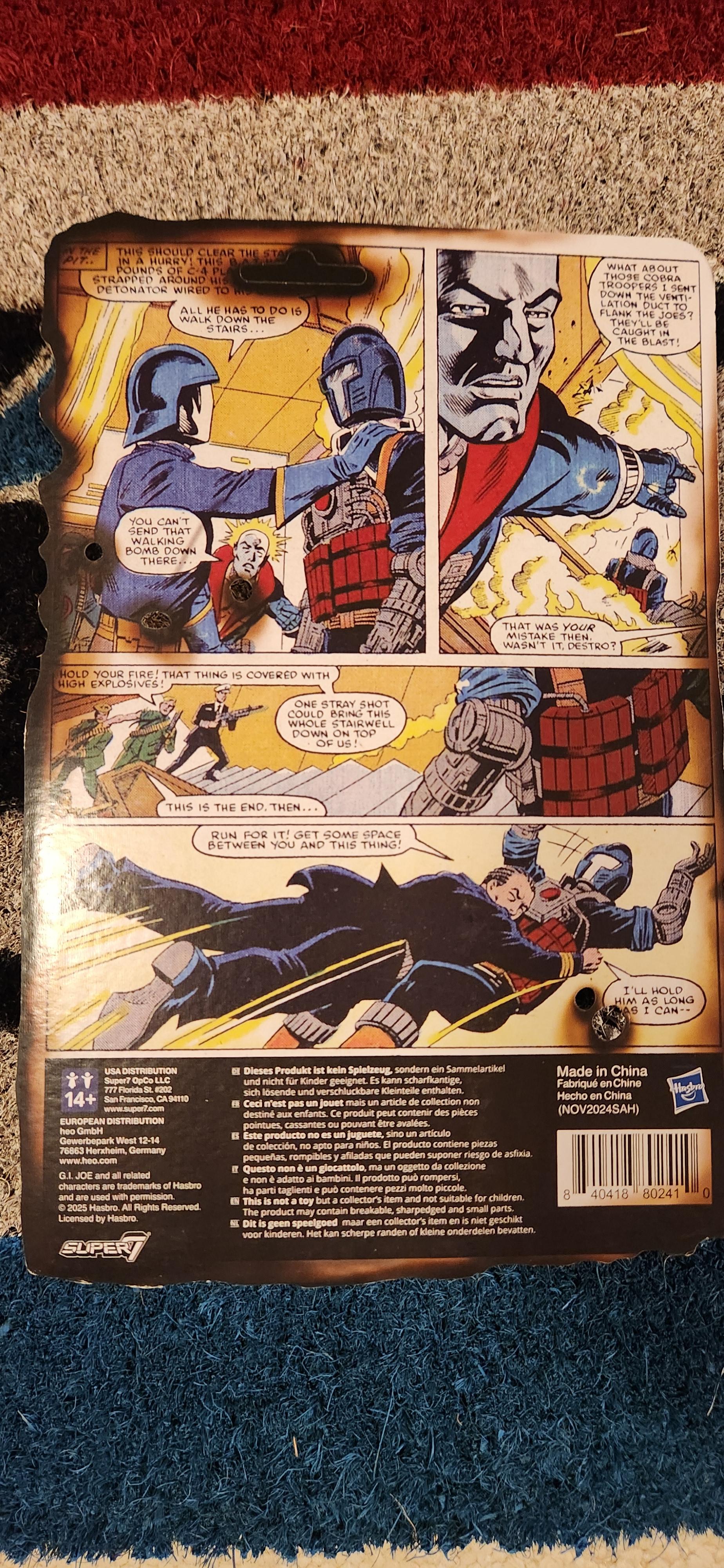 Super7 ReAction+ Cobra B.A.T. figurina 9,5 cm comic
