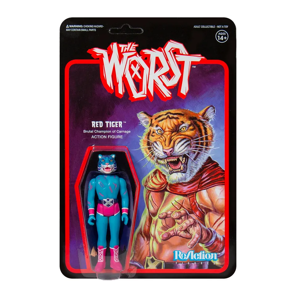 Super7 The Worst Red Tiger figurina turcoaz Color 3