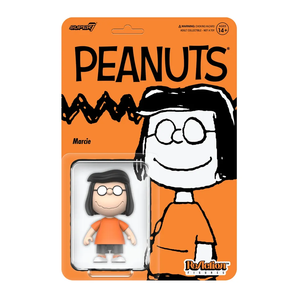 Super7 Peanuts ReAction Wave 09 figurina Marcie portocaliu