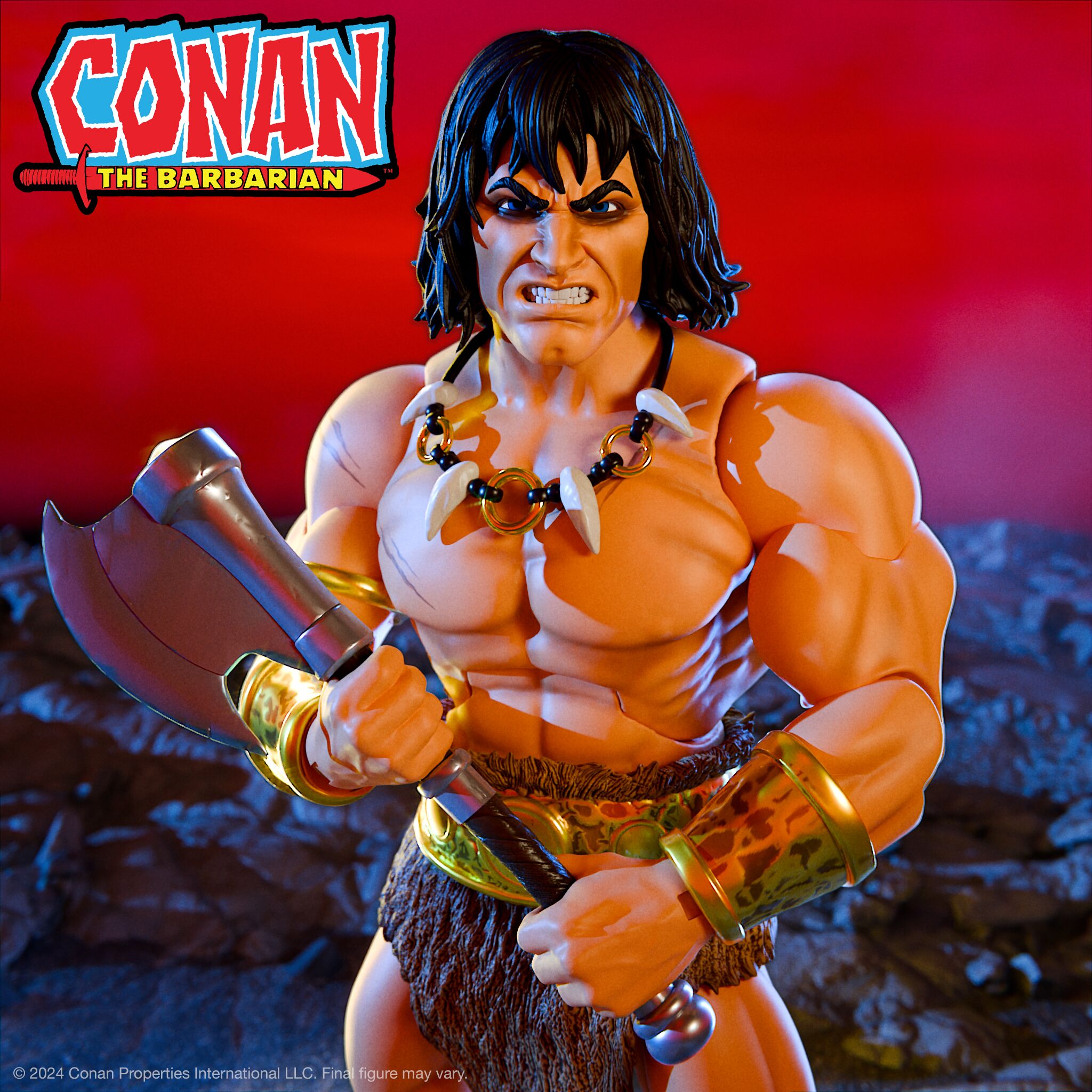 Super7 Conan Comics Ultimates Conan figurina 18 cm cu arme
