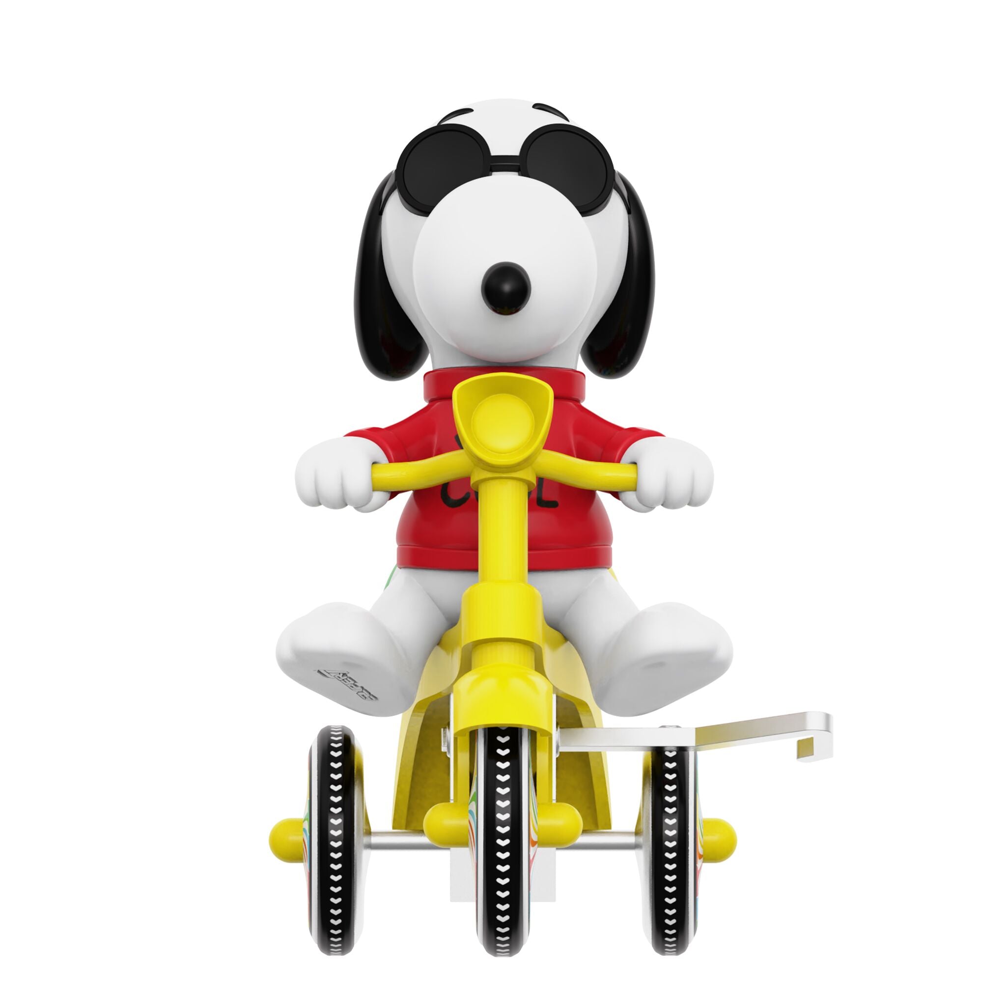 Super7 Peanuts Super Cycles Joe Cool tricicleta galbena