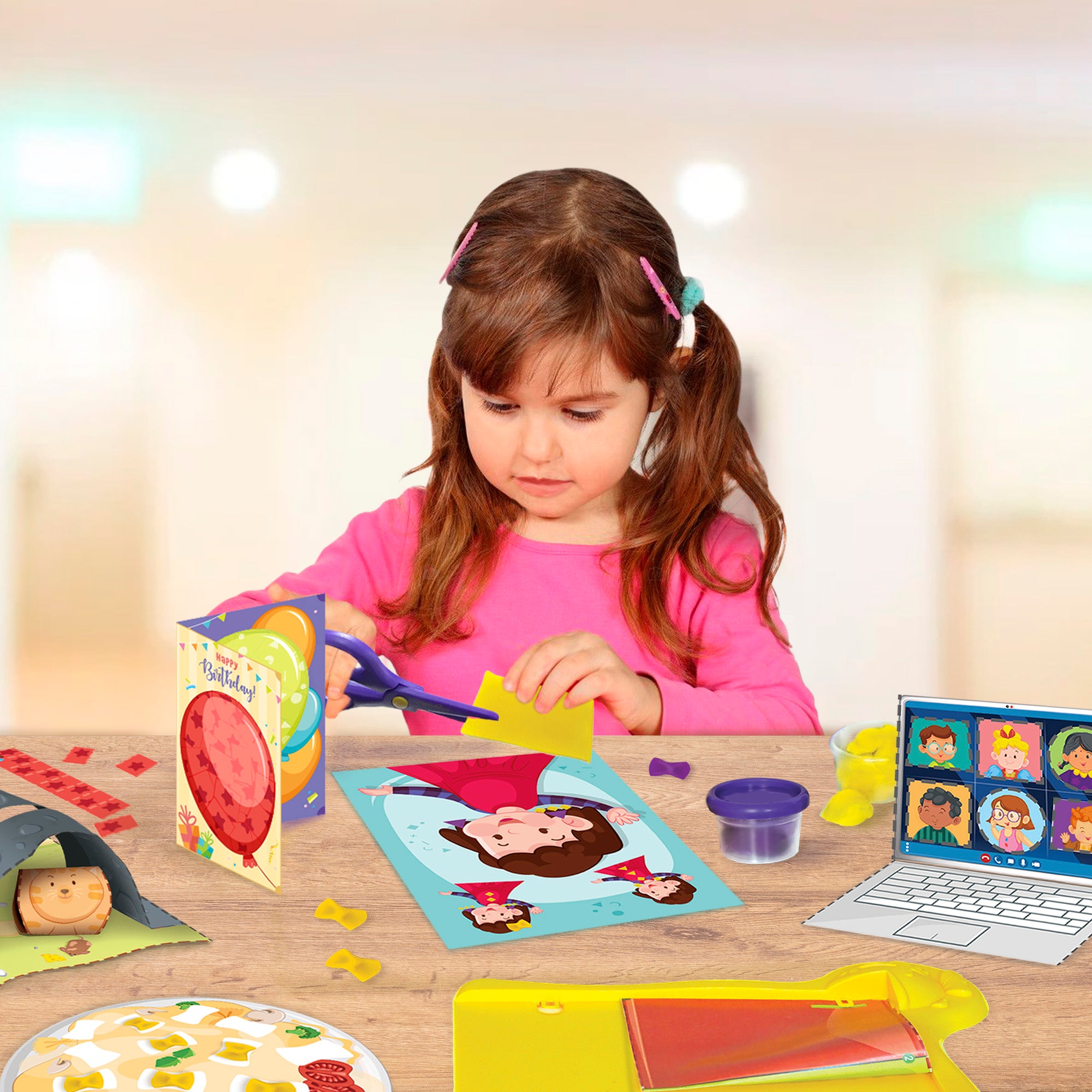 Imagimake Cut Fold Paste set activitati copii 25 teme