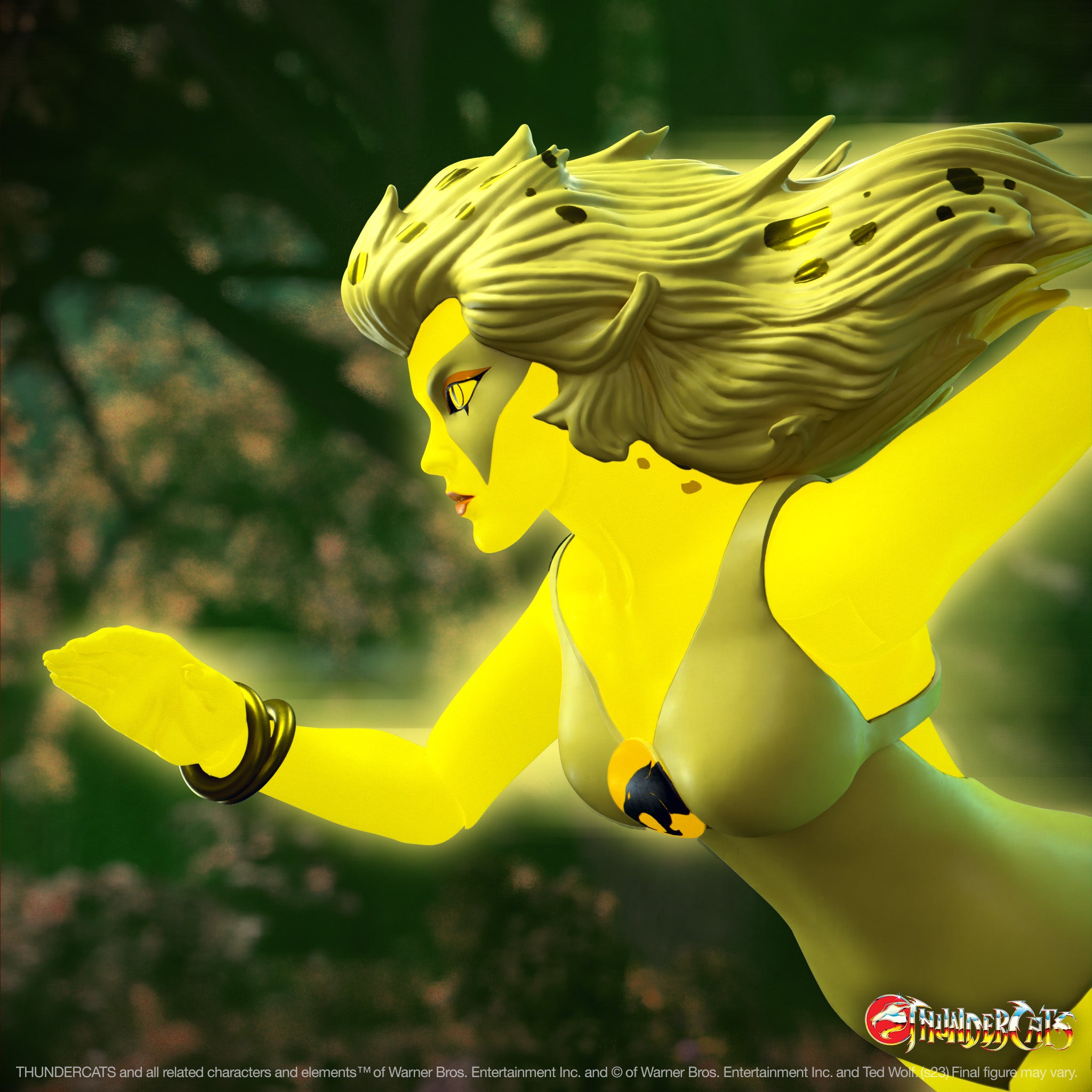 Super7 ThunderCats Ultimates Cheetara Super-Speed Glow figurina fosforescenta