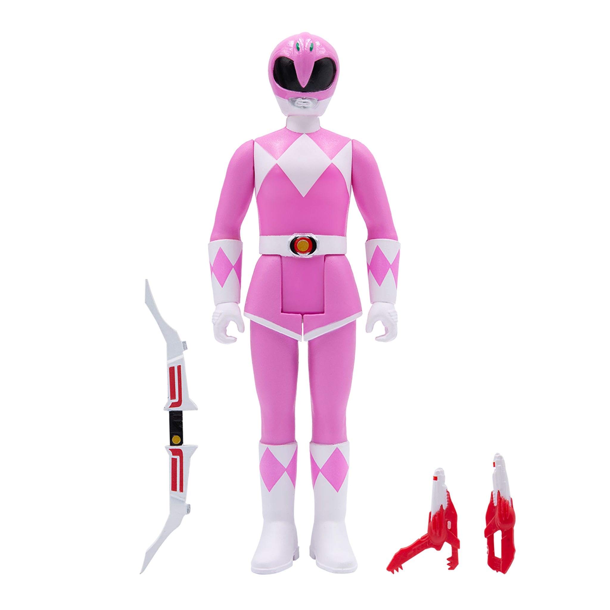 Super7 Mighty Morphin Power Rangers Pink Ranger figurină Wave 2 arc