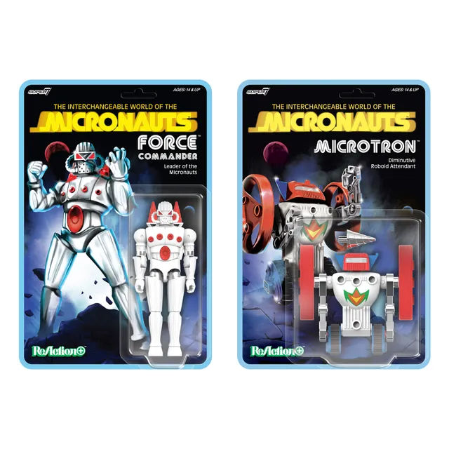 Super7 Micronauts ReAction+ Wave 02 Microtron Force Commander 2 figurine articulate