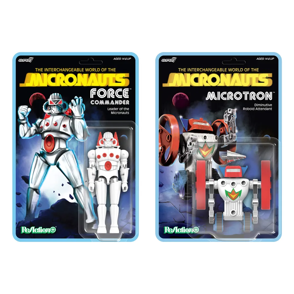 Super7 Micronauts ReAction+ Wave 02 Microtron Force Commander 2 figurine articulate