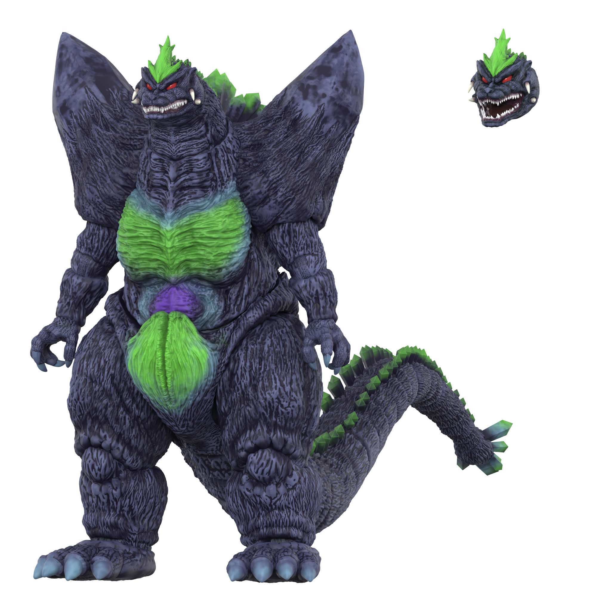 Super7 Ultimates SpaceGodzilla figurină mare 16 Bit