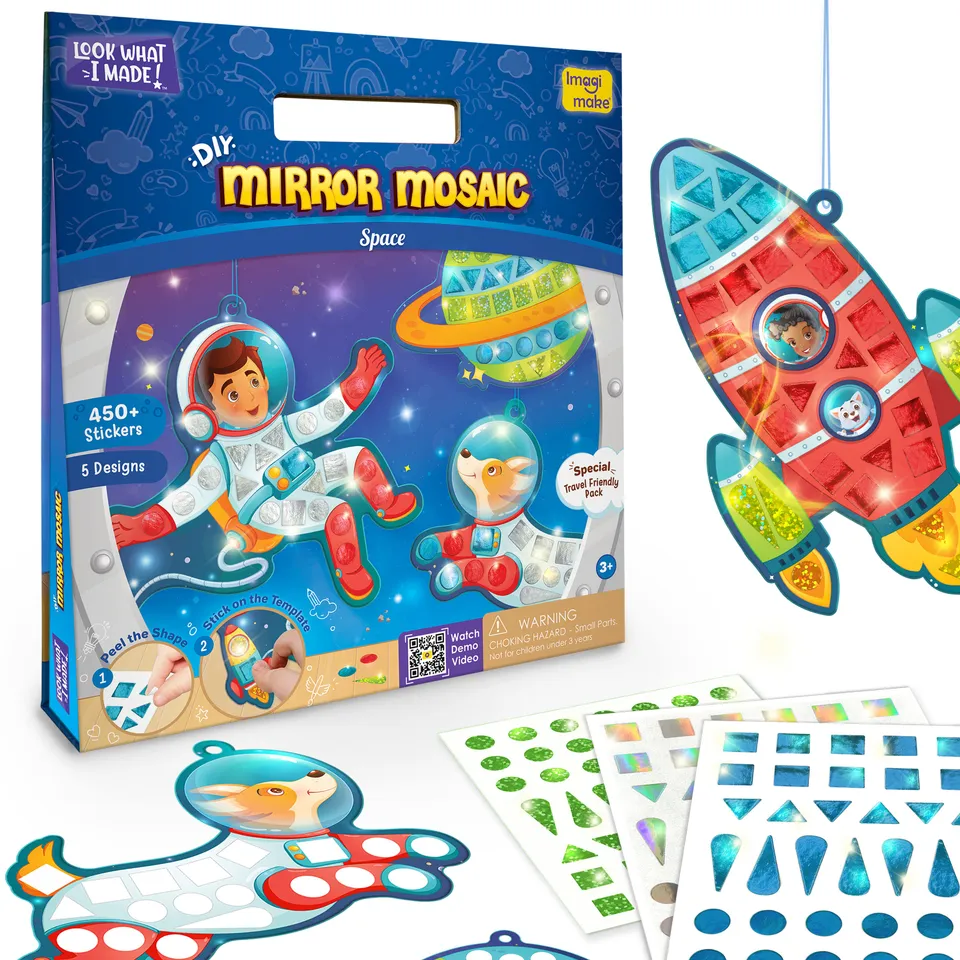 Imagimake Mirror Mosaic Space set mozaic 475 stickere