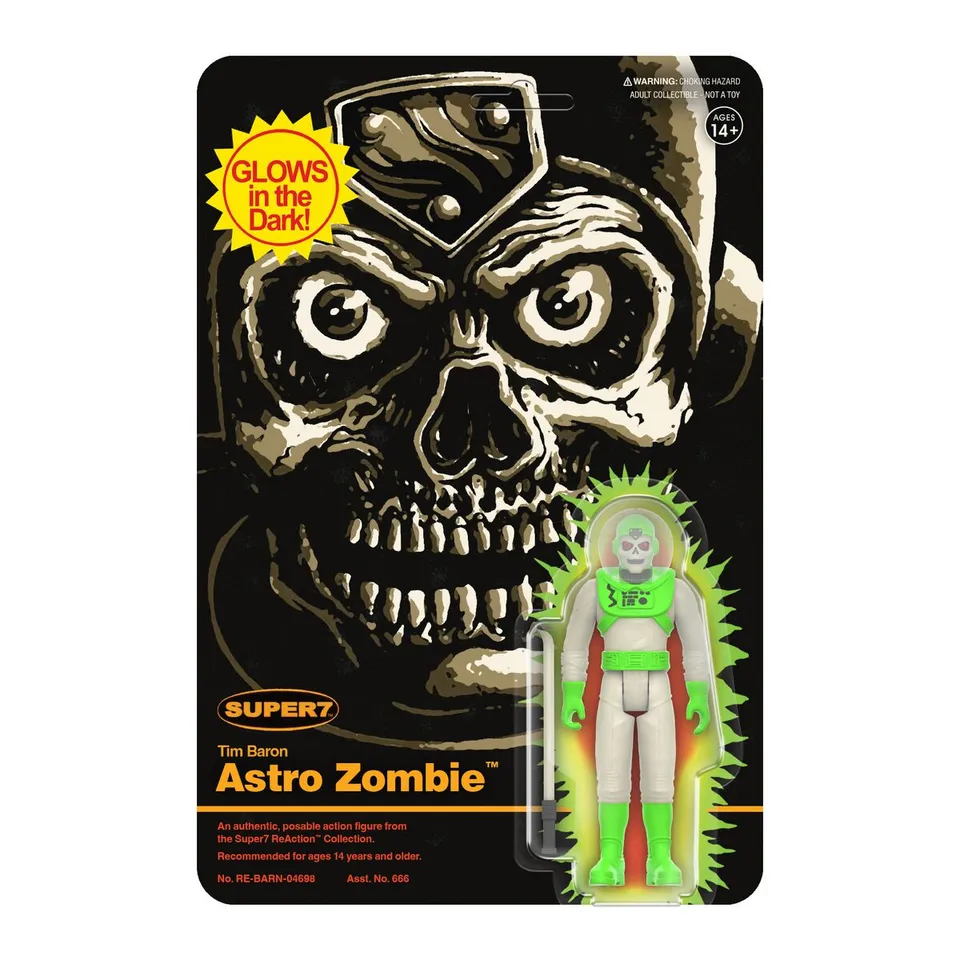 Super7 Astro Zombies ReAction Glow figurină fosforescentă