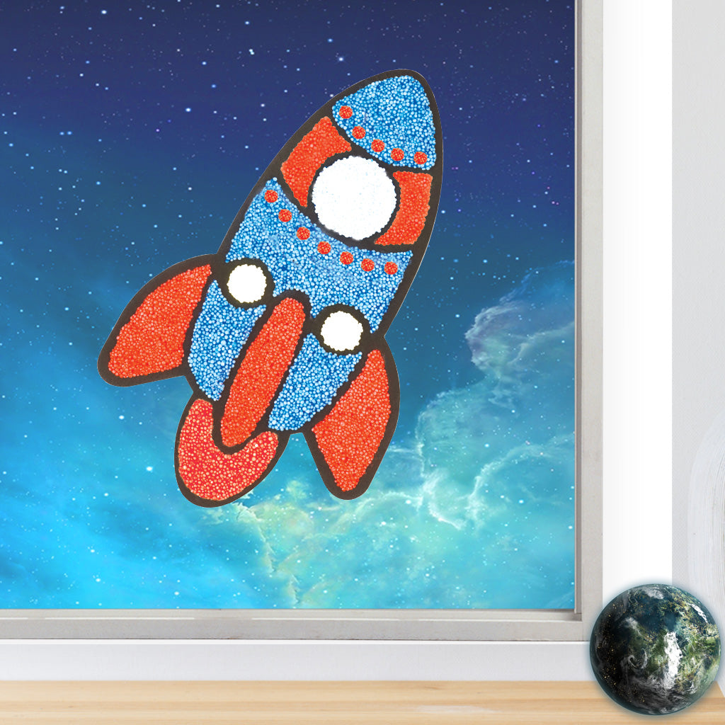 Imagimake Clay Stickers plastilină rachetă 1 planșă