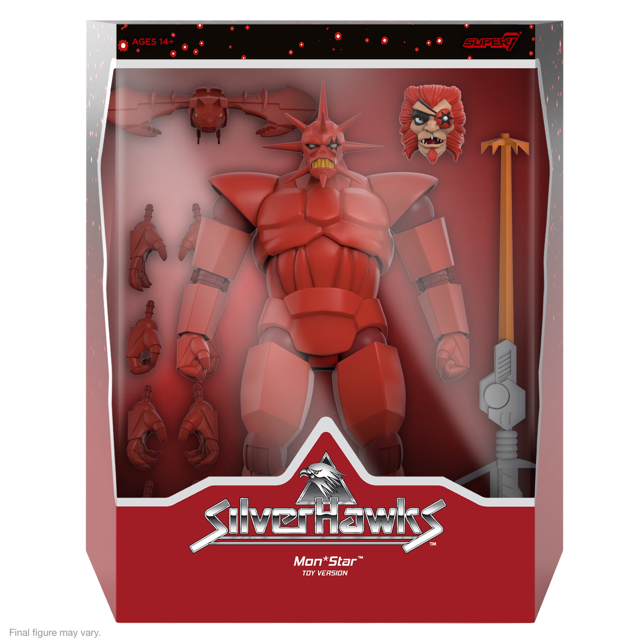 Super7 SilverHawks Ultimates MonStar Toy figurină 18 cm