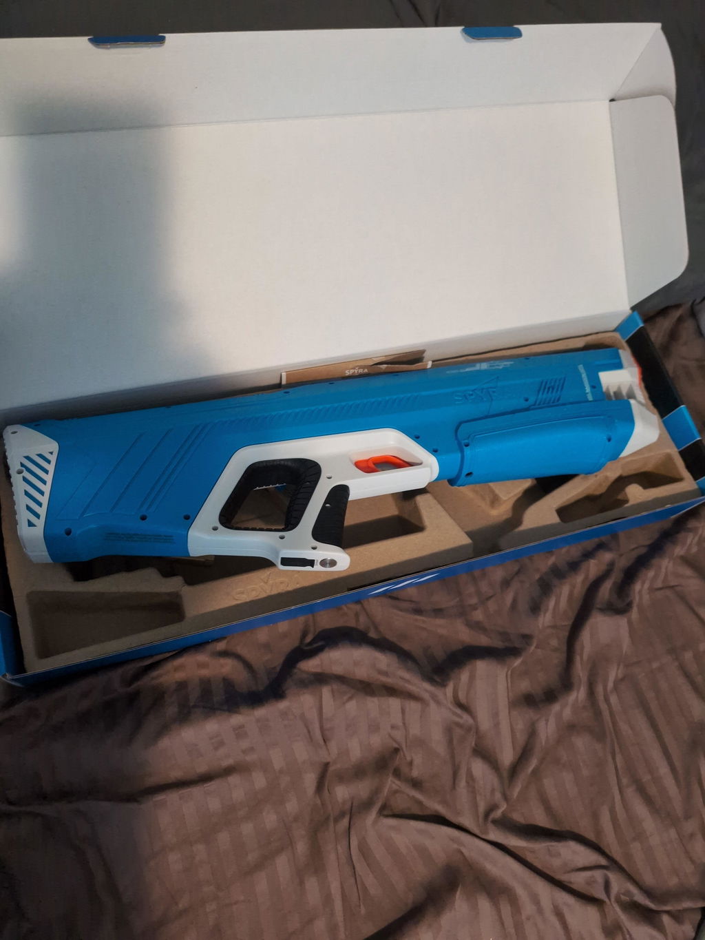 SpyraFour pistol apa electric albastru reincarcare rapida