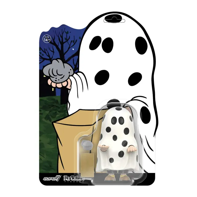 Super7 Peanuts Charlie Brown Ghost Sheet figurina Halloween