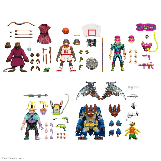 Super7 TMNT Ultimates Wave 9 set 6 figurine articulate deluxe