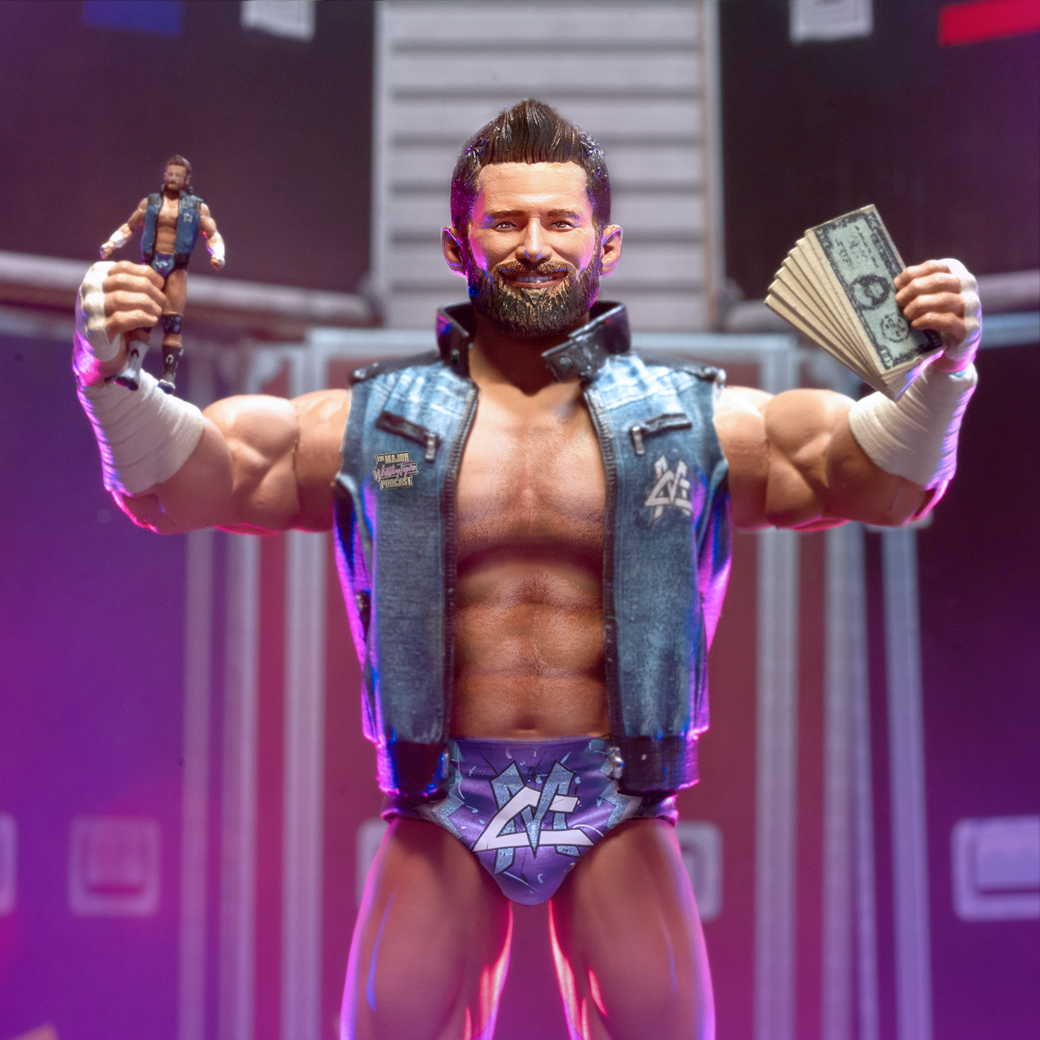 Super7 Ultimates Wrestling Wave 1 Matt Cardona figurină 18 cm