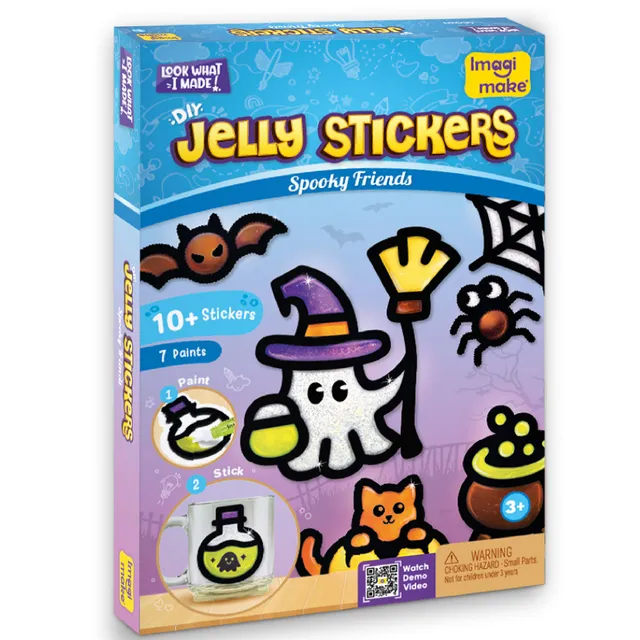 Imagimake Jelly Stickers Spooky Friends stickere gel