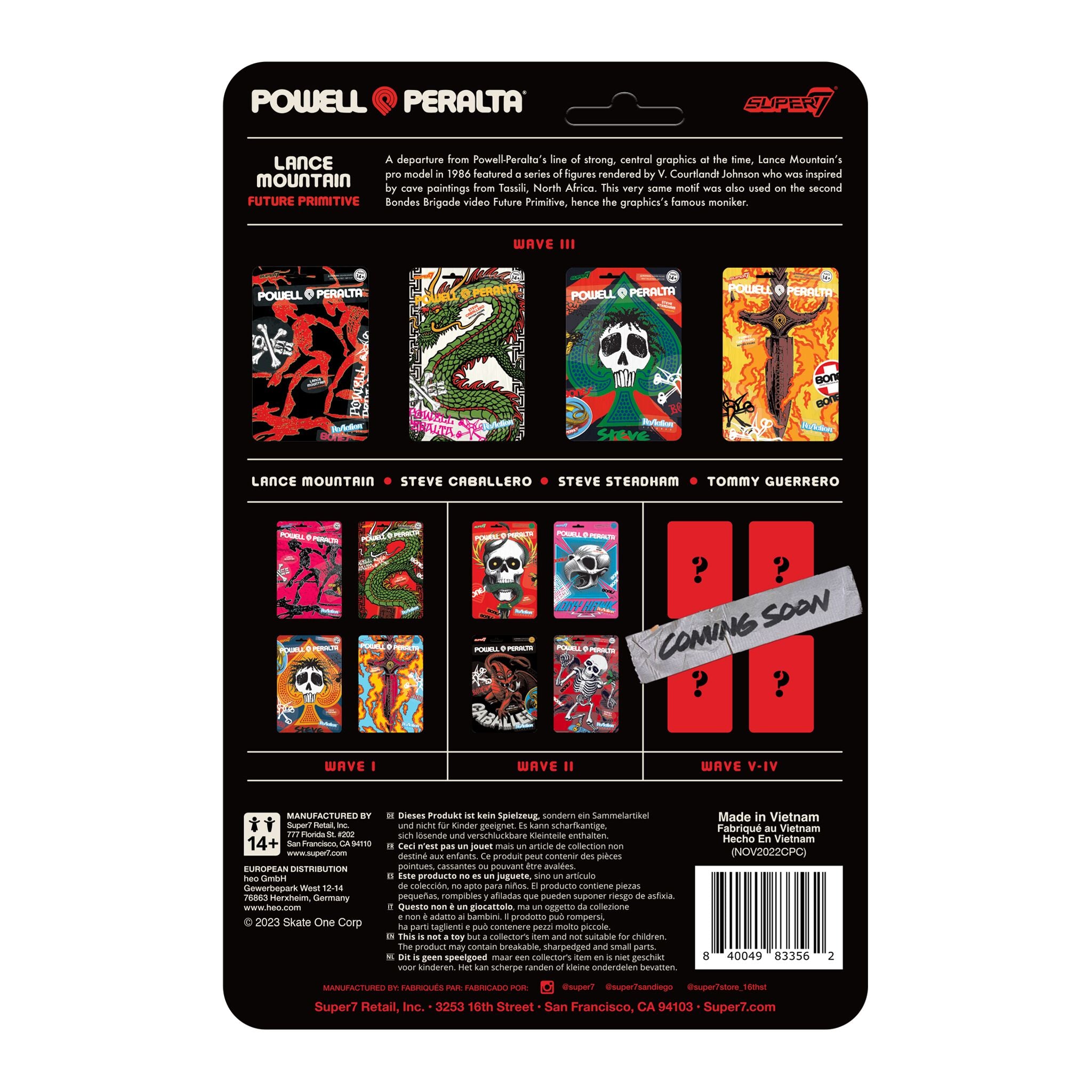 Super7 Powell-Peralta Lance Mountain Lava Rock figurină 9,5cm