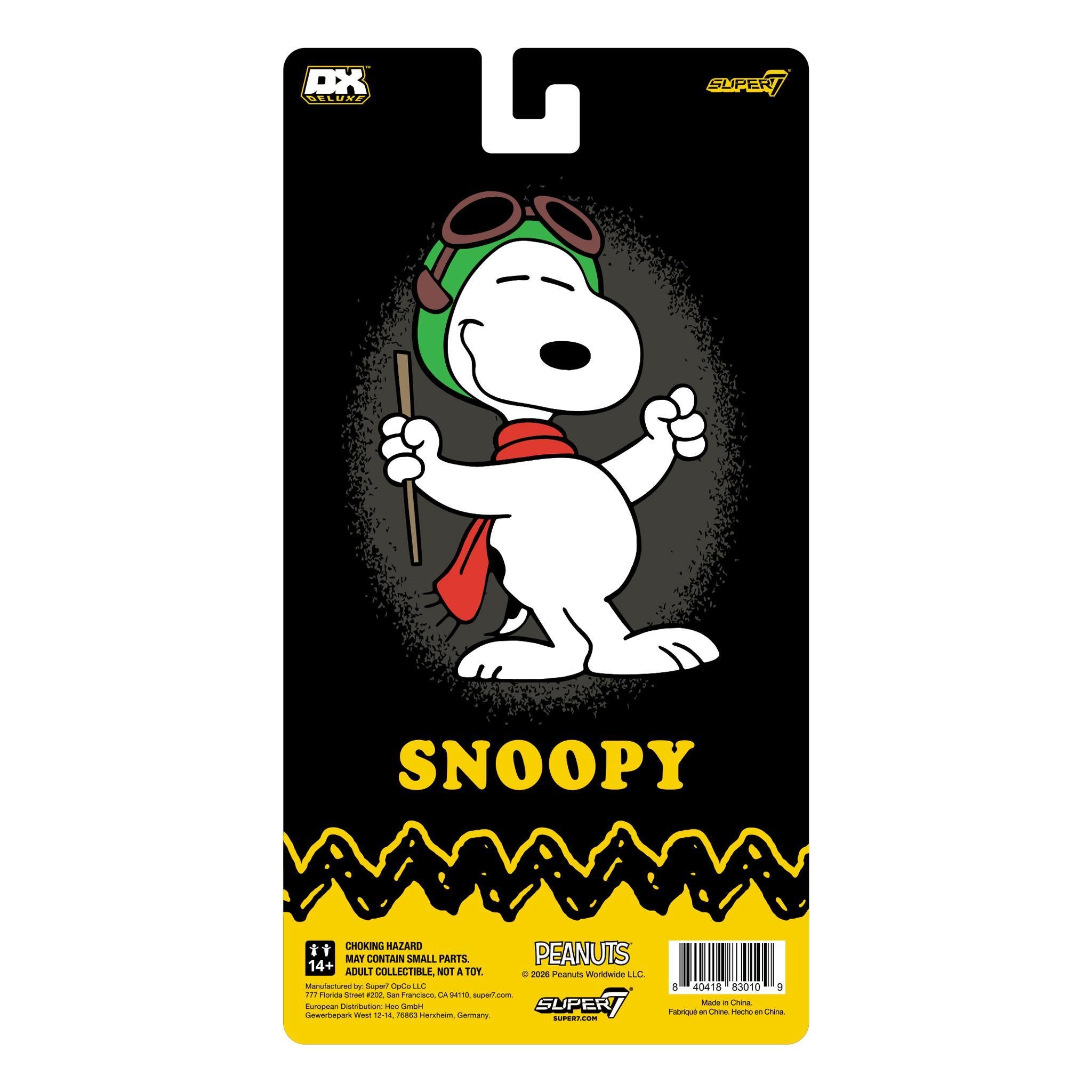 Super7 Peanuts Deluxe figurină Snoopy Flying Ace